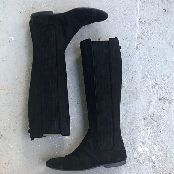 Balenciaga Suede riding boots - Picture 1 of 11